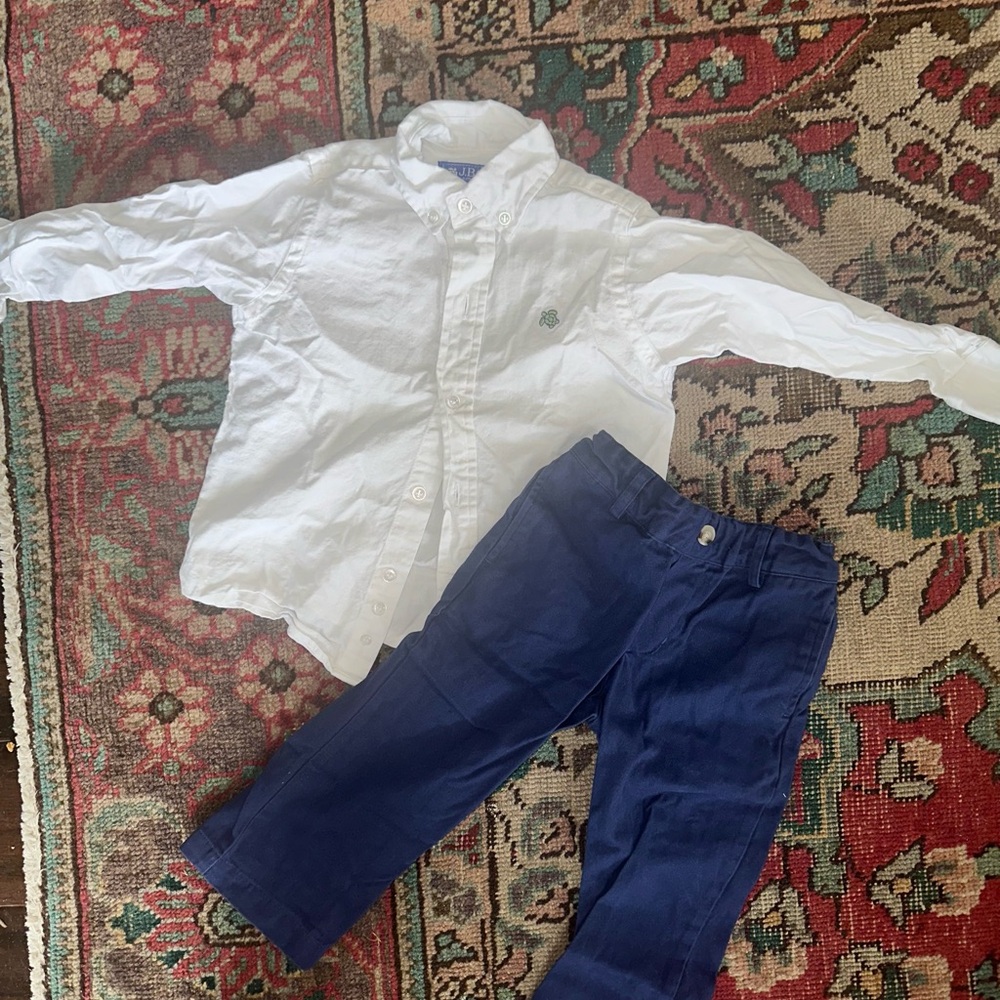 J Bailey shirt and pants 2T